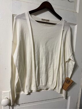 The Earth Collection Cardigan Cotton in White XXL NWT